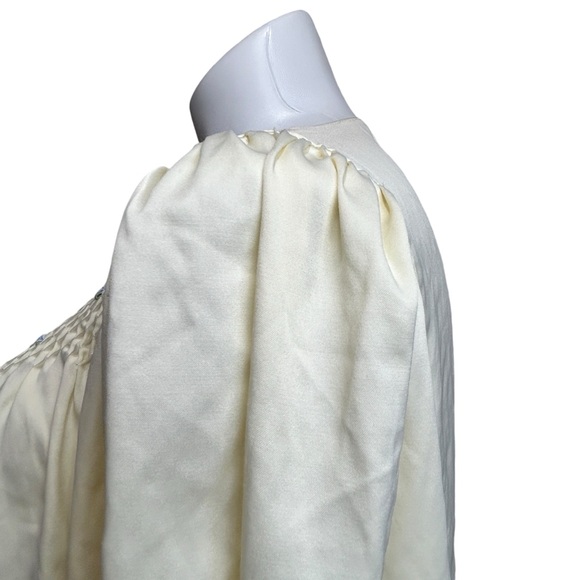 Aria Nightgown Long Satin Brushed Lined - Picture 6 of 9